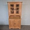 Eckschrank Eckvitrine Buffetschrank 1,05 m Kiefer