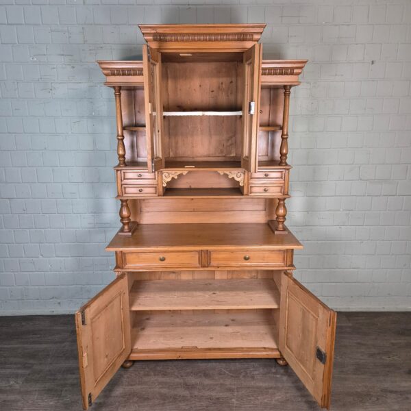 Buffetschrank Küchenschrank Schrank 1,30 m Kiefer - immagine 10