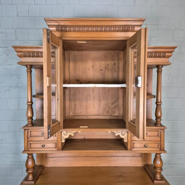 Buffetschrank Küchenschrank Schrank 1,30 m Kiefer - immagine 11