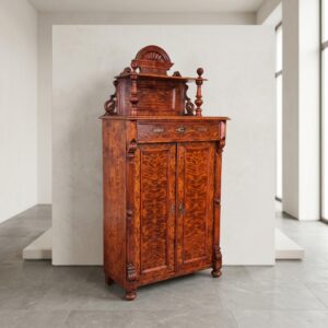 Vertiko mit Aufsatz Gründerzeit 1880 Birke