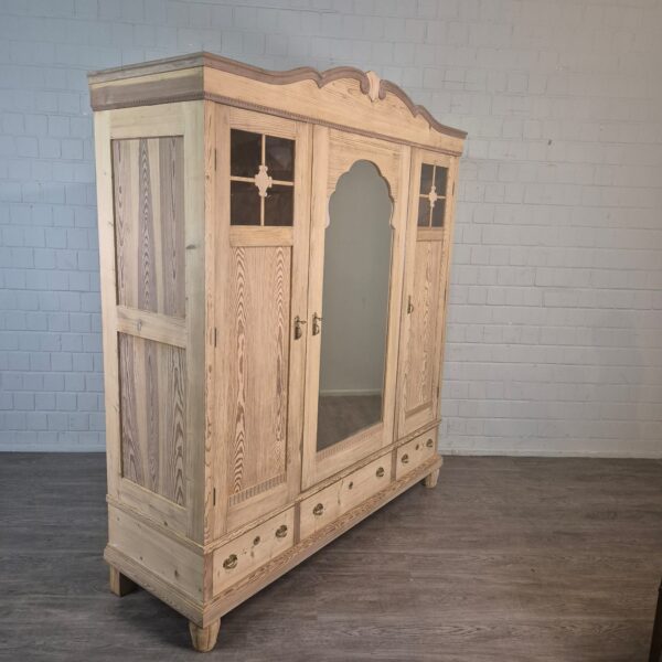 Armadio Guardaroba Stile Liberty 1910 Pino