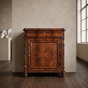 Armadietto semicabinet Louis Philippe 1860 Mogano