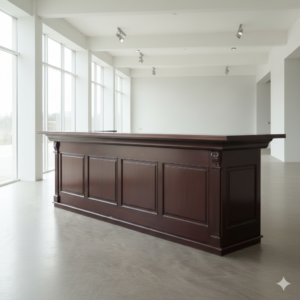 Bancone Bar Empire in Mogano 4,00 m