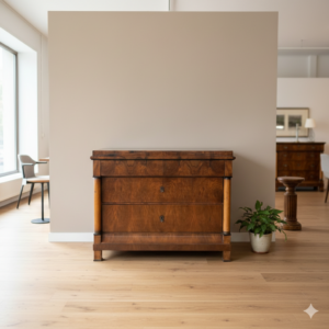 Comò Biedermeier 1800 Noce