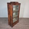 Vitrine Geschirrschrank Biedermeier 1850 Mahagoni