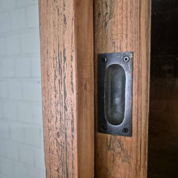 Vitrine Bücherschrank Teakholz 2,50 m - immagine 14