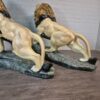 Dekoration Skulptur Löwen XXL Set 1,50 m - immagine 9