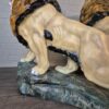 Dekoration Skulptur Löwen XXL Set 1,50 m - immagine 8