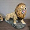 Dekoration Skulptur Löwen XXL Set 1,50 m - immagine 14