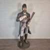 Skulptur Dekoration Soldat amerikanischer Bürgerkrieg 1,86 m - immagine 2