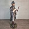 Skulptur Dekoration Soldat amerikanischer Bürgerkrieg 1,86 m