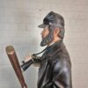 Skulptur Dekoration Soldat amerikanischer Bürgerkrieg 1,86 m - immagine 7