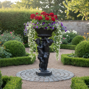 Vase Dekovase Bodenvase Gusseisen Ø 0,76 m