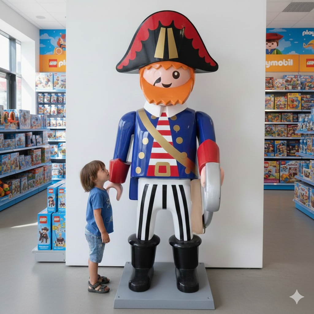 Dekoration Playmobil Pirat XXL 1,63 m - immagine 2