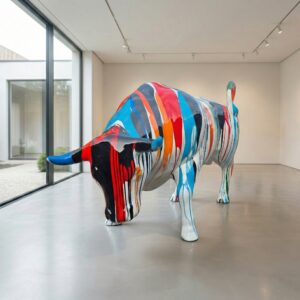 Scultura Decorativa Toro – Toro di Wall Street 1,48 m