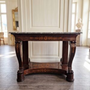 Wandtisch Konsolentisch Biedermeier 1820 Nussbaum