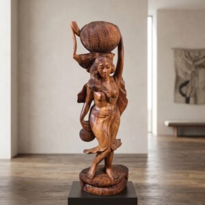 Statua Donna in Teak 1,02 m