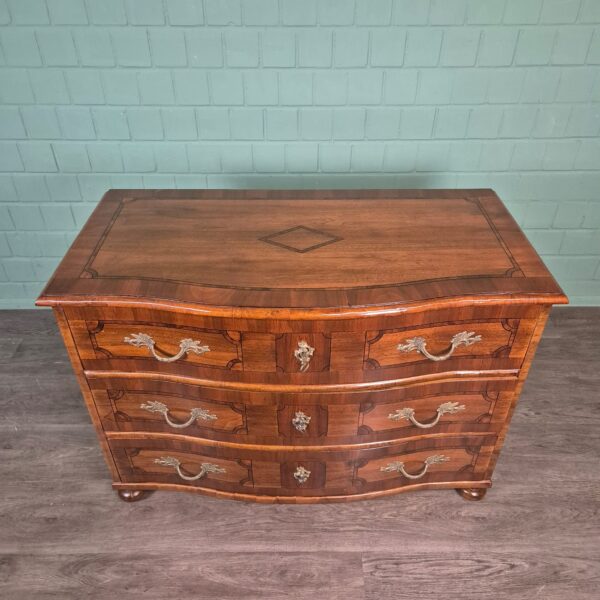 Barockkommode Kommode Barock 1770 Nussbaum - immagine 2