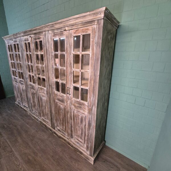 Vitrine Winkelkast Massief Hout 3,26 m - immagine 12