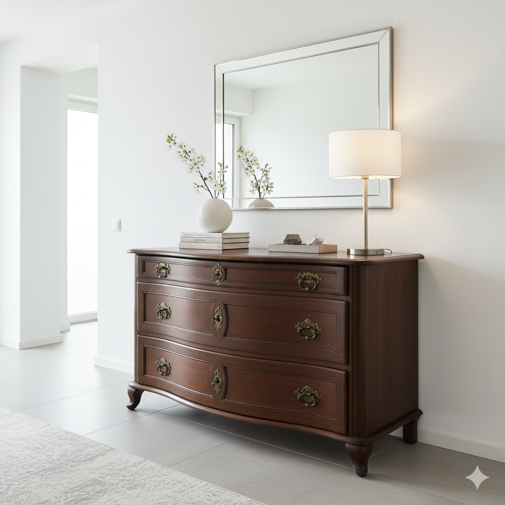 Kommode Barock 1780 Eiche - immagine 2