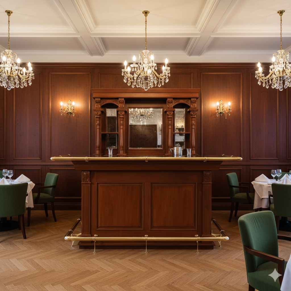 Empire Bar Theke Mahagoni 2,07 m - immagine 2