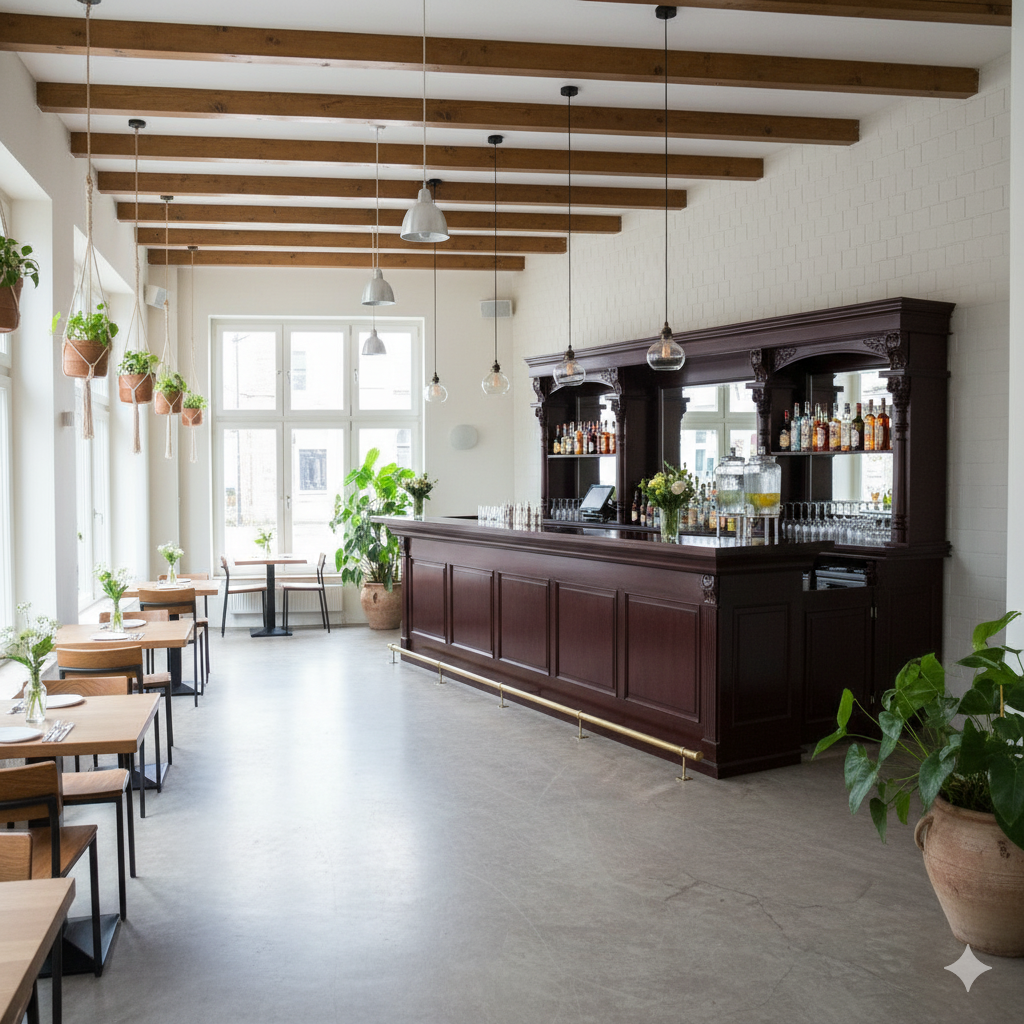 Empire Bar Theke Mahagoni 3,60 m - immagine 2