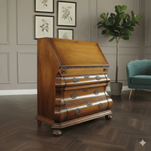 Sekretär Neubarock 1920 Nussbaum