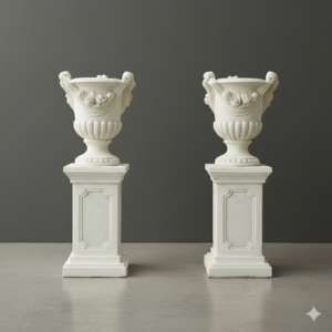 Vasen auf Sockel Blumenkübel 1,70 m