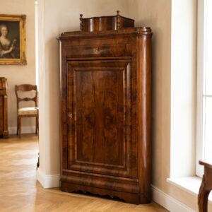 Eckschrank Schrank Biedermeier 1840 Mahagoni