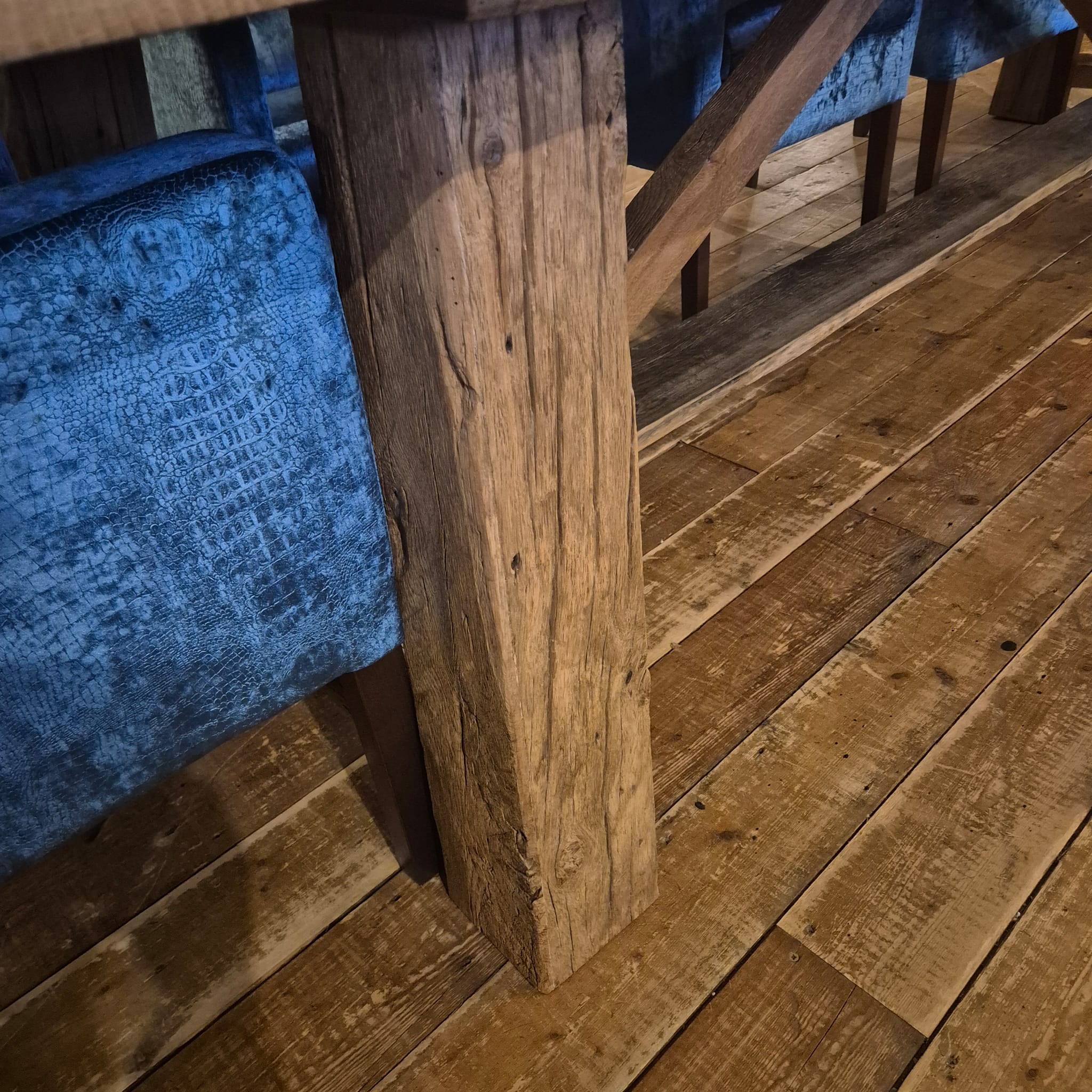 Tavolo rovere massello 3,00 m x 1,00 m - immagine 17