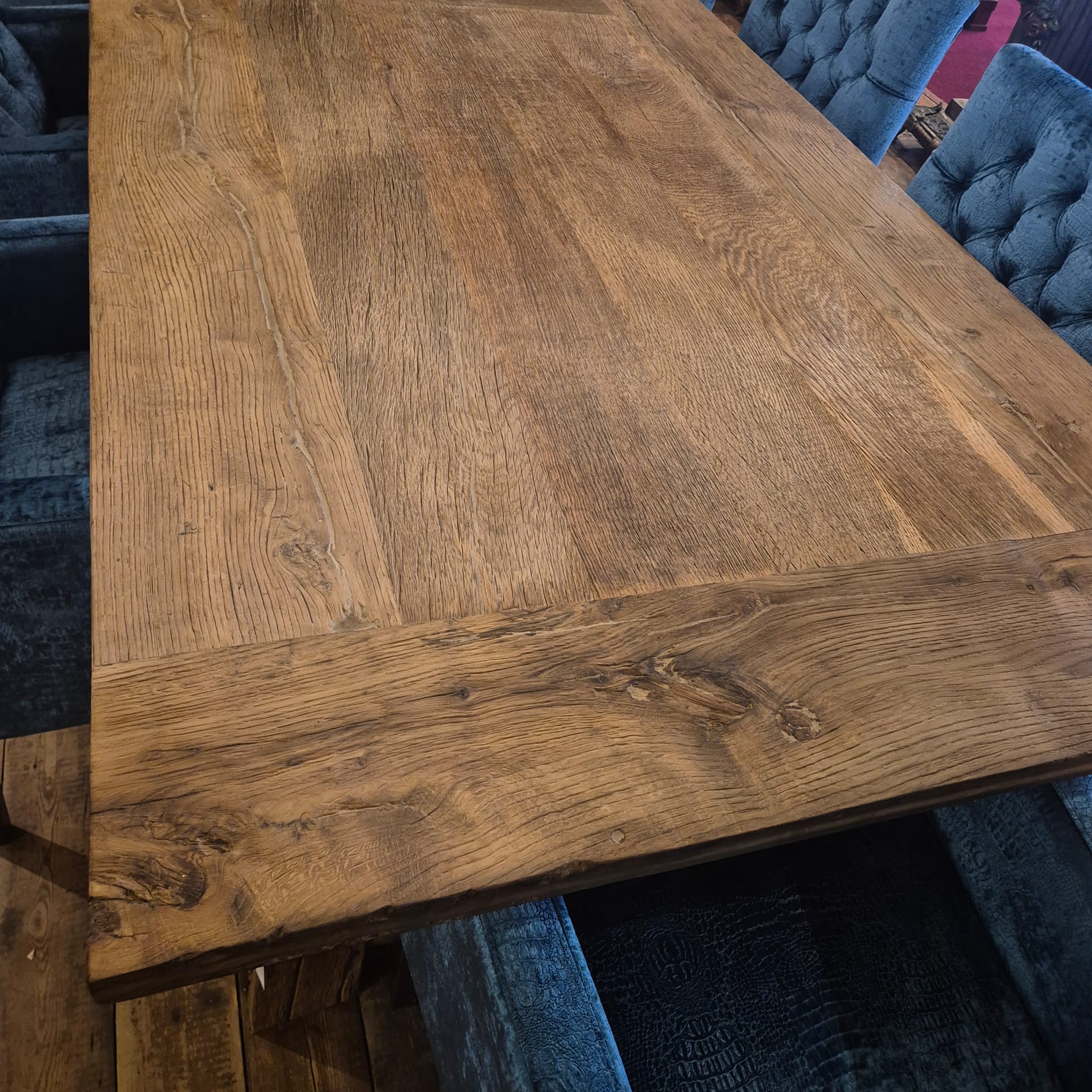 Tavolo rovere massello 3,00 m x 1,00 m - immagine 12