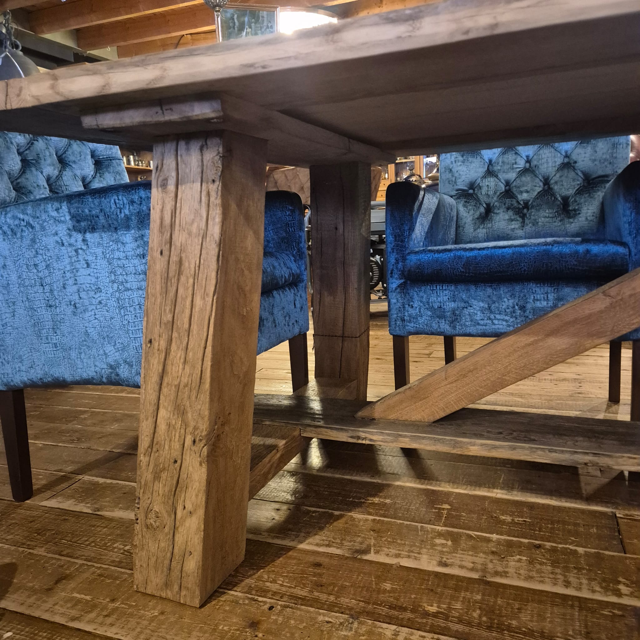 Tavolo rovere massello 3,00 m x 1,00 m - immagine 16