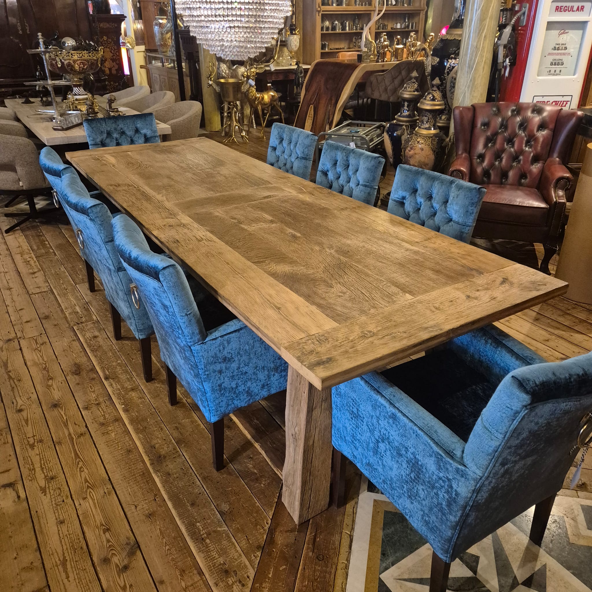 Tavolo rovere massello 3,00 m x 1,00 m - immagine 3