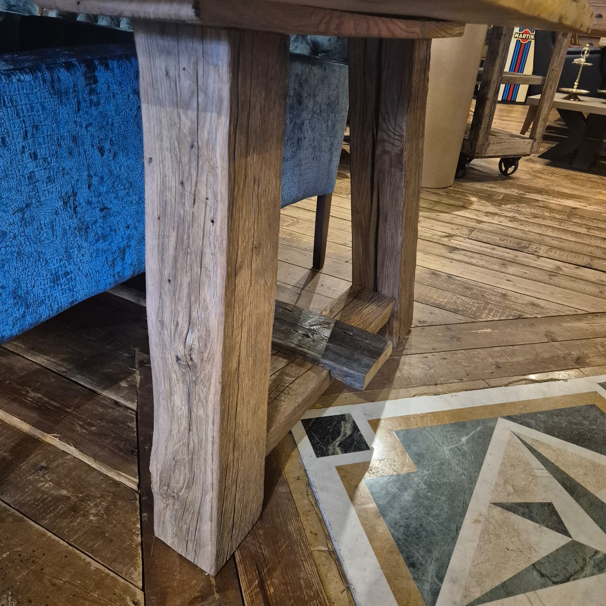 Tavolo rovere massello 3,00 m x 1,00 m - immagine 6