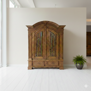 Armadio Biedermeier – Rovere Massello, 1820 circa