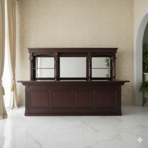 Bancone Bar Empire in mogano 4,00 m