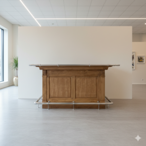 Bancone Bar Empire – Legno di Teak 2,14 m