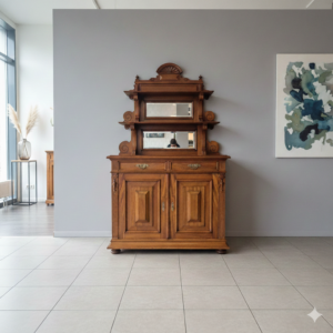 Credenza Buffet Periodo Guglielmino (Gründerzeit) 1880 Mogano
