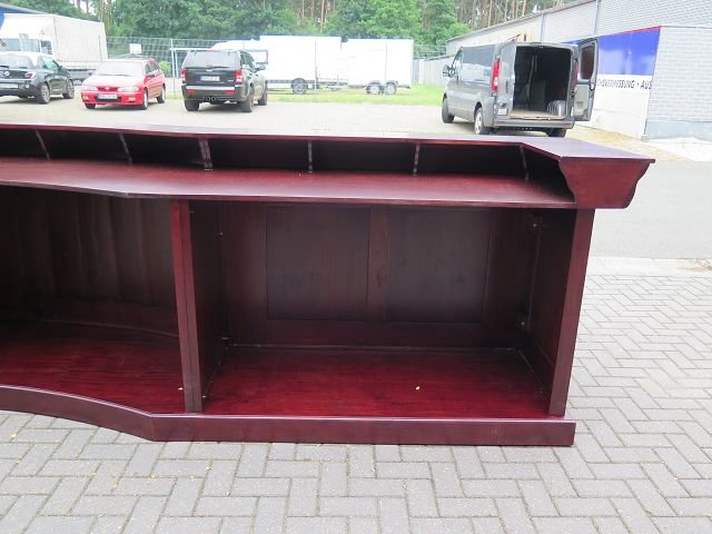 Queen Bar Theke Mahagoni 5,00 m