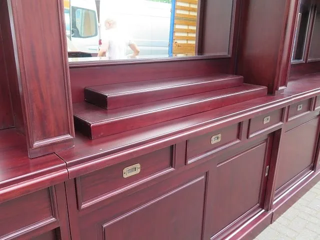 Queen Bar Theke Mahagoni 5,00 m