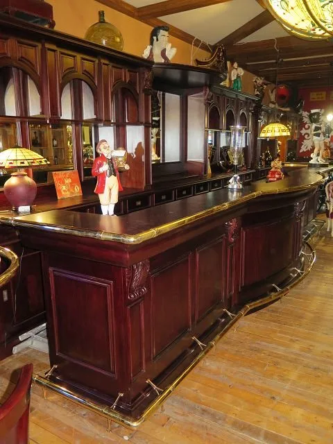 Queen Bar Theke Mahagoni 5,00 m