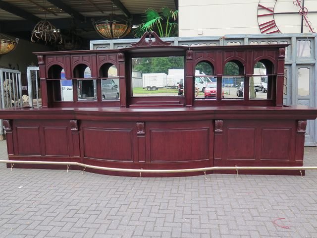 Queen Bar Theke Mahagoni 5,00 m