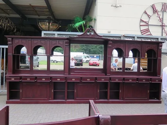 Queen Bar Theke Mahagoni 5,00 m