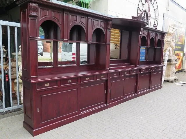 Queen Bar Theke Mahagoni 5,00 m