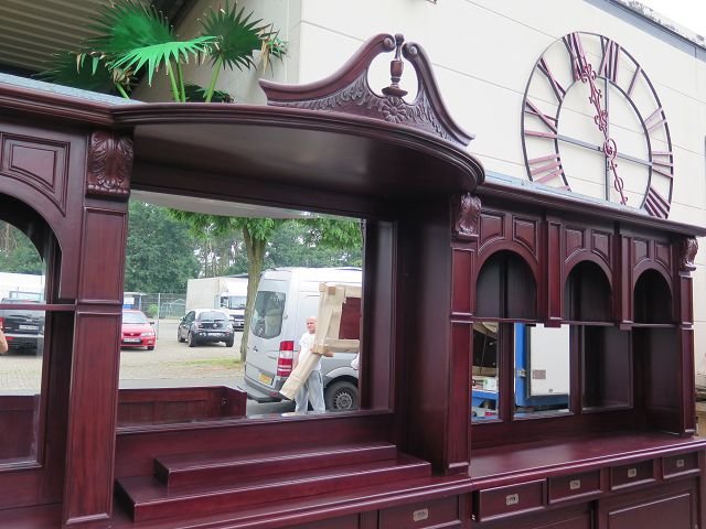 Queen Bar Theke Mahagoni 5,00 m