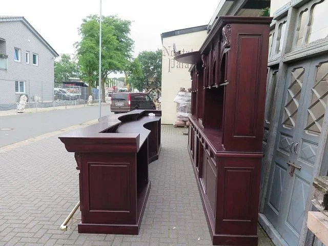 Queen Bar Theke Mahagoni 5,00 m