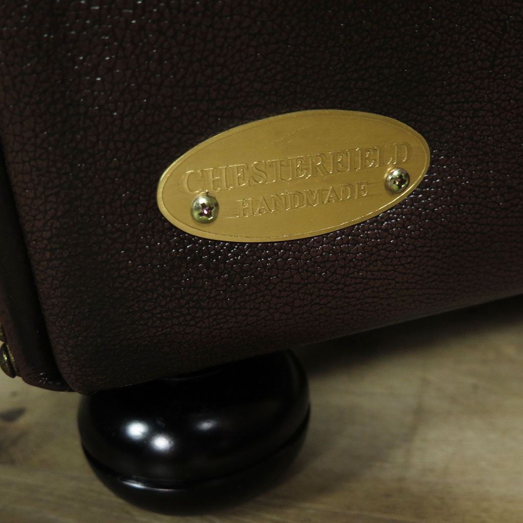 Chesterfield Couchgarnitur Dunkelbraun 3-2-1