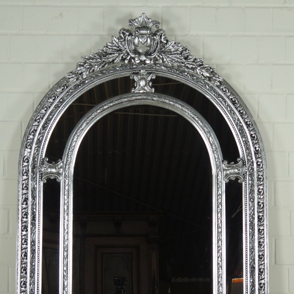 Spiegel Wandspiegel Barock Silber 1,12 m x 2,09 m