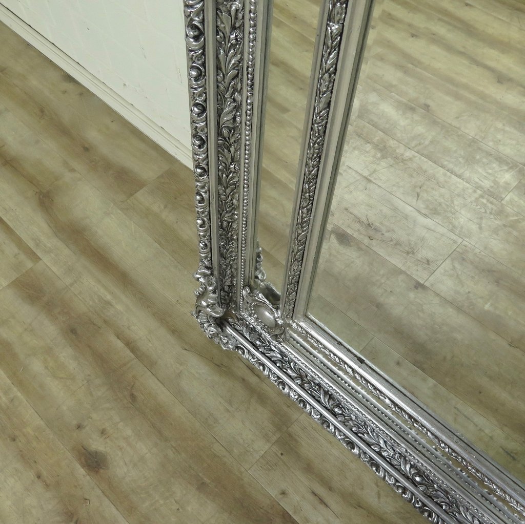 Spiegel Wandspiegel Barock Silber 1,12 m x 2,09 m