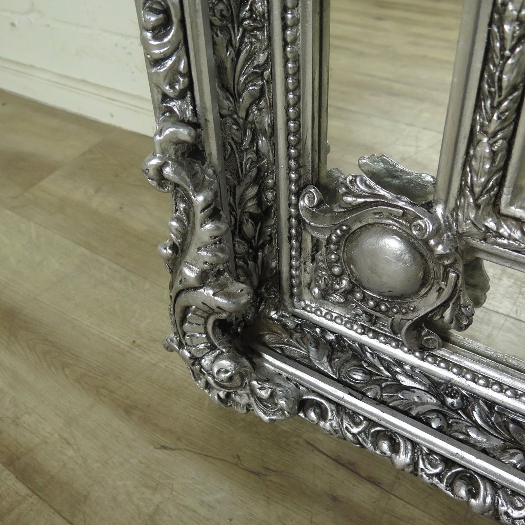 Spiegel Wandspiegel Barock Silber 1,12 m x 2,09 m
